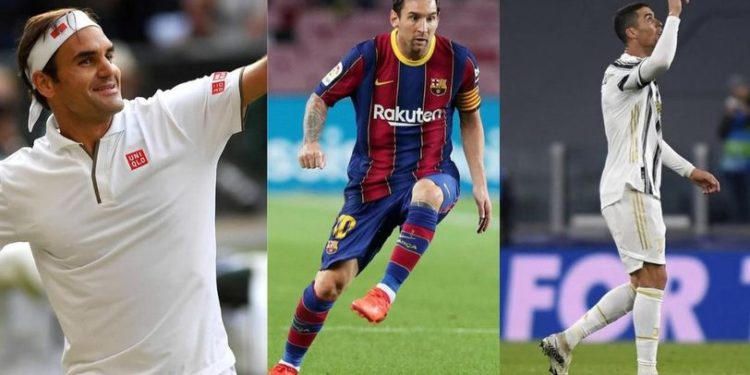 Federer ja kalon CR7 dhe Messit, ja sportistët më të paguar në vitin 2020