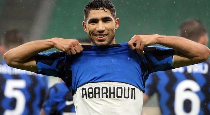 Hakimi dedikim prekës pas golit ndaj Bolognas