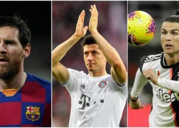 Ronaldo pas Lewandowskit, Messi pas Ronaldos