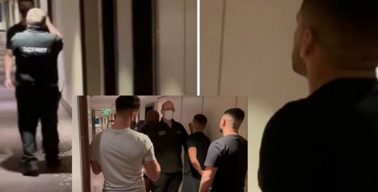 Video/ “Unë të thyej në mes”, Florian Marku përplaset me boksierin anglez në hotel