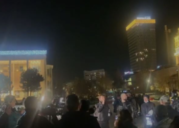 Gruaja në protesë: Ne fëmijët nuk i rrahim vetë, të na i rrahin këta. Ramën do e tërheqim zvarrë