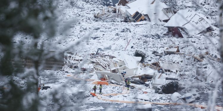 Rrëshqitjet e dheut në Norvegji, gjendet trupi i dytë