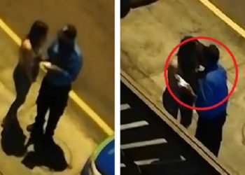 Shkeli orën policore/ Vajza tundon policin, e puth në buzë dhe i shpëton gjobës! (VIDEO)