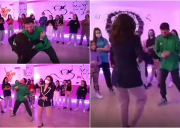 Fushata, Elisa Spiropali tregon talentin në kërcim (VIDEO)