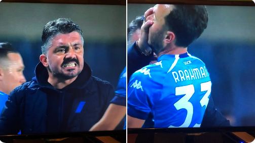 Shikoni si e feston Gatusso njërin prej golave të Napolit