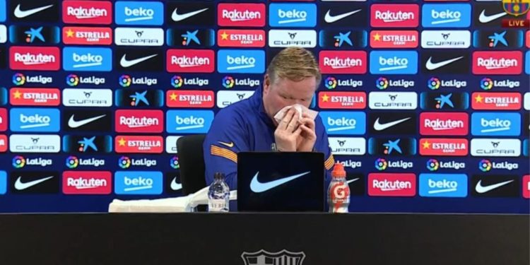 Shqetësim te Barca: Koeman ndërpret konferencën, i del gjak nga hunda