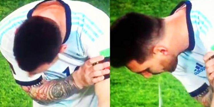 Ja si i parandaloi Messi të vjellat gjatë ndeshjeve