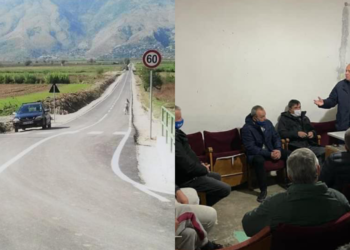 Tritan Shehu kalon te rruga e asfaltuar e Bulos: Fshati është braktisur nga qeveria dhe bashkia