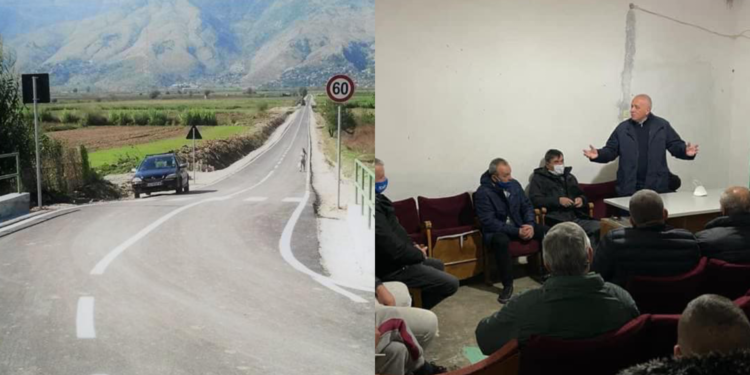 Tritan Shehu kalon te rruga e asfaltuar e Bulos: Fshati është braktisur nga qeveria dhe bashkia