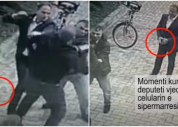 Kandidati i PD godet me grushta biznesmenin, dalin pamjet e sherrit (VIDEO)