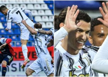 Tripletë e Ronaldos, Juvja mposht Cagliarin