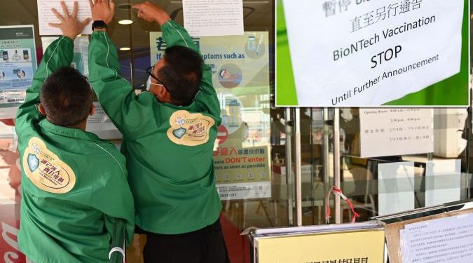 Dy vende aziatike pezullojnë vaksinën e Pfizer