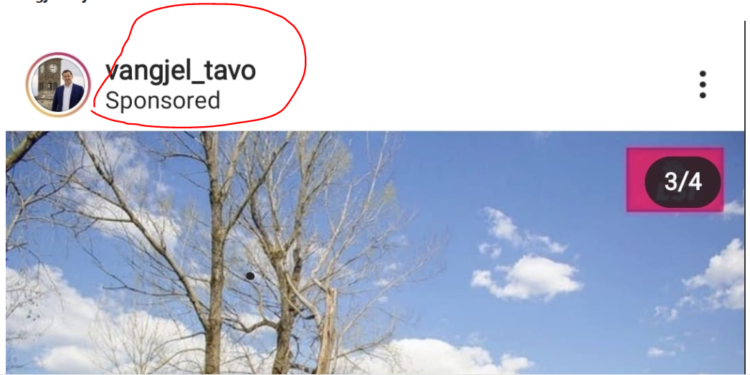 Vangjel Tavo shqetësohet se kundërshtarët bëjnë fushatë të shtrenjtë, vetë shpenzon para në Instagram për të rritur audiencën (FOTO)