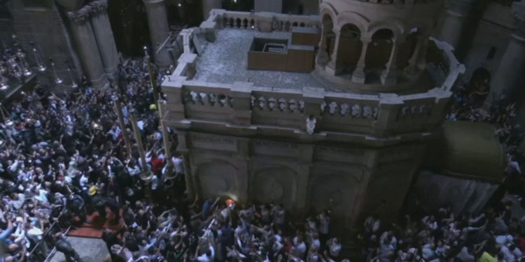 Mbi 2500 besimtarë kremtojnë Pashkët në tempullin e Jeruzalemit