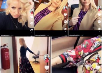 Çmenduri/ Kryetarja e Gjykatës së Elbasanit “tërbohet” në Tik Tok, shihni pamjet (VIDEO)