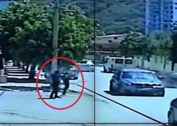 PAMJE TË RËNDA/ Momenti i atentatit ndaj biznesmenit në Vlorë, shihni si shpëton mrekullisht pasagjeri (VIDEO)