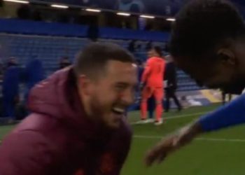 Eden Hazard lë nam pas eliminimit, e qeshura e tij bëhet virale (Video)