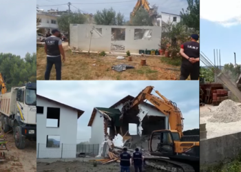 Operacioni “Bregdeti Ynë”, Ministri Çuçi: 67 milionë lekë gjoba në Ksamil, Velipojë e Shëngjin.Të mos e mendojë më askush të ndërtojë pa leje, IKMT vijon punën për pastrimin e bregdetit