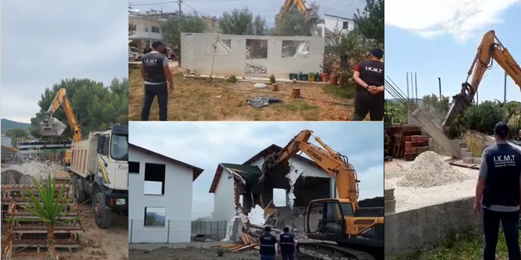 Operacioni “Bregdeti Ynë”, Ministri Çuçi: 67 milionë lekë gjoba në Ksamil, Velipojë e Shëngjin.Të mos e mendojë më askush të ndërtojë pa leje, IKMT vijon punën për pastrimin e bregdetit