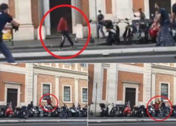 Panik në Romë, policia qëllon një person të armatosur me thikë