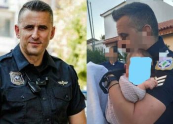 Ngjarja që tronditi Greqinë/ Postimi prekës i policit: Foshnja ‘ime’ mbeti jetime… (VIDEO)