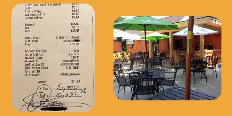 Kamarierët me fat, turisti porosit dy hamburger, patate e pije freskuese dhe lë 16 mijë euro bakshish