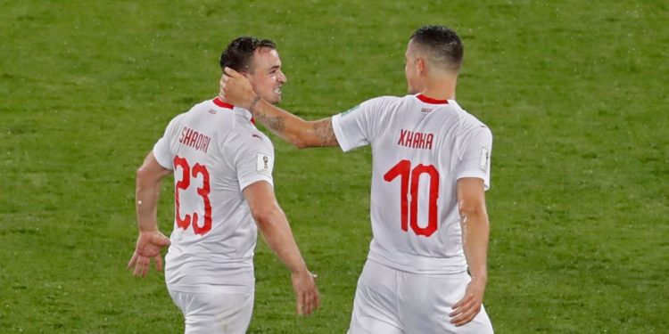 Sa fitojnë Xhaka e Shaqiri për një postim në Instagram