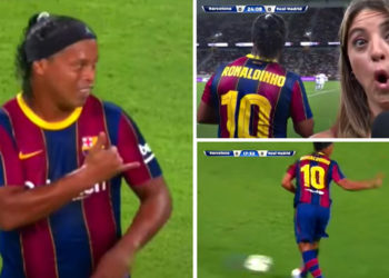 ÇFARË SPEKTAKLI! Klasikja e legjendave, shijoni klasin e pashuar të Ronaldinho (Video)