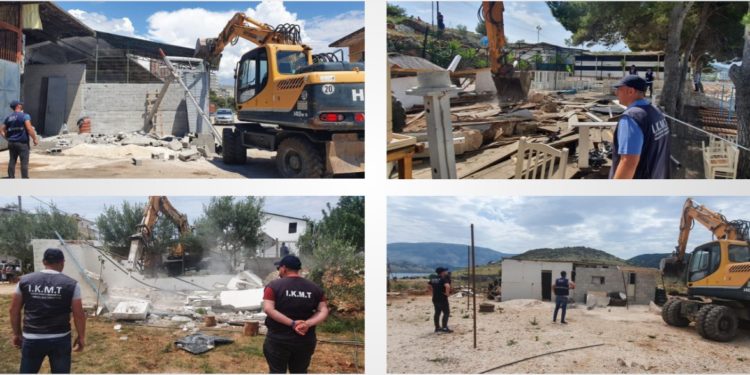 Faza e parë e operacionit “Bregdeti Ynë”, Çuçi bën bilancin: U shembën mbi 130 ndërtime pa leje nga Velipoja në Ksamil, 132 milionë lekë gjoba e dhjetra të arrestuar