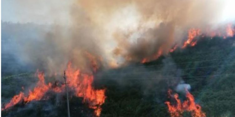 Vatër e madhe zjarri edhe në Përmet (FOTO)