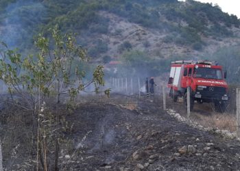 Aktivizohet një vatër zjarri në Gjirokastër (FOTO)