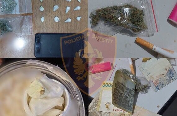 Shpërndanin kokainë dhe kanabis, arrestohen 2 persona në Himarë
