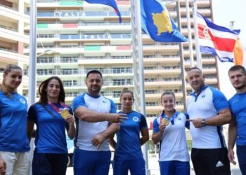 ​Ekipi olimpik pritet sot me ceremoni shtetërore