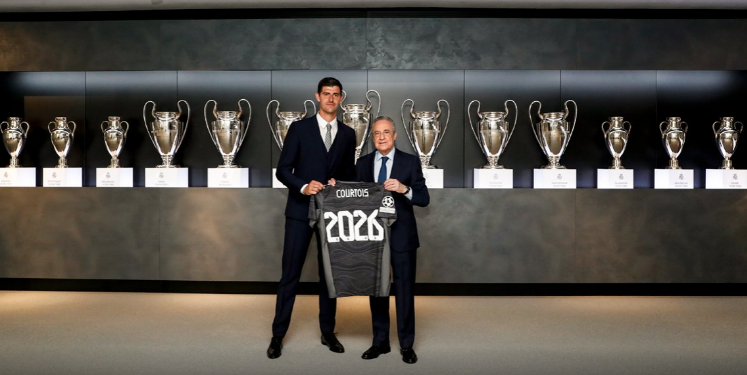 Courtois firmos kontratën e re, me Realin deri në vitin 2026