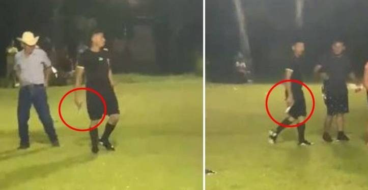 Ndodh edhe kështu, gjyqtari sulmohet nga tifozët, nxjerr pistoletën dhe qëllon