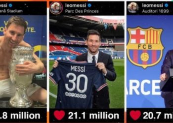 3 fotot më të pëlqyera në instagram, Messi rekord absolut