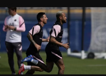 Messi dhe Neymar nuk u ndanë për asnjë moment në stërvitje