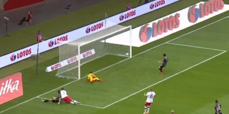Super gol i Cikalleshit, barazohet rezultati në Poloni