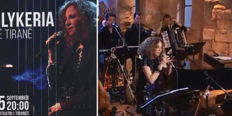 Diva e muzikës greke më 15 shtator koncert live në Tiranë