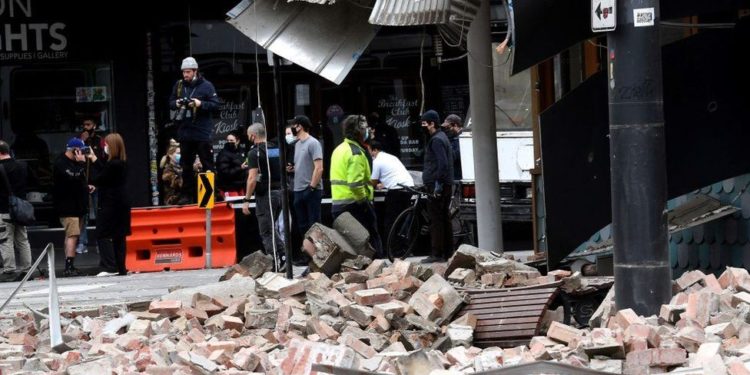 Australia goditet nga një tërmet i fuqishëm, shkatërrohen ndërtesat