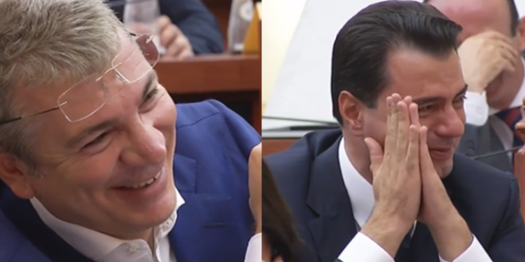 “Të del miu nga këmbët”, deputeti i PD-së shkrin së qeshuri Bashën dhe Gjiknurin në Kuvend (VIDEO E PLOTE)