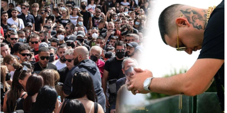 Shpejtësia i mori jetën, shihni çfarë bëjnë jashtë kishës miqtë e këngëtarit grek (VIDEO)