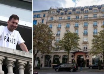 Me maska duke ecur mbi tarracë, hajdutët vjedhin në hotelin ku qëndron Messi