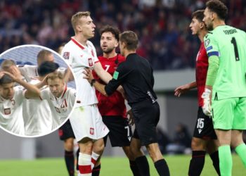 “Lum shishesh” ndaj lojtarëve polak, ndërpritet loja mes Shqipërisë dhe Polonisë