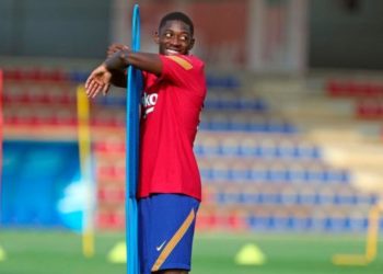 Dembele rikthehet në stërvitje me grupin