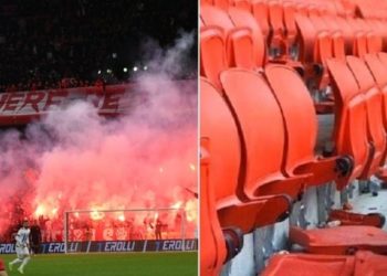 Tifozët thyen mbi 250 stola në derbi/ Gjobiten Tirana dhe Partizani! Ilir Daja pezullohet 2 ndeshje