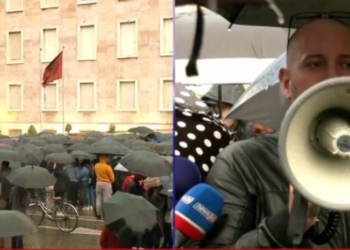 Protesta për çmimet, aktori Florian Binaj: Artistët të mblidhen këtu, nuk u bien ndjekësat në Instagram nëse ngrenë zërin