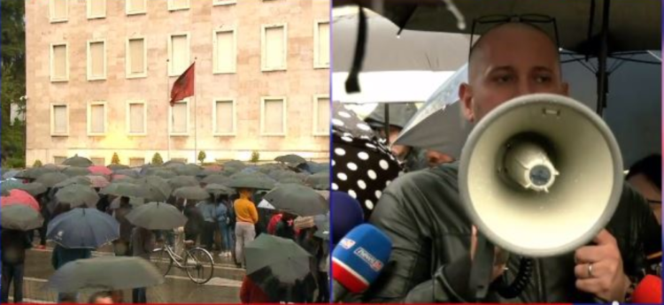 Protesta për çmimet, aktori Florian Binaj: Artistët të mblidhen këtu, nuk u bien ndjekësat në Instagram nëse ngrenë zërin