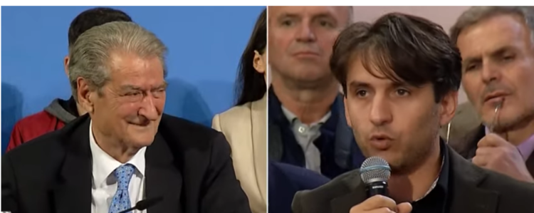 Demokrati para Berishës: Bashën s’e mbron dot as Erdogrul Salianji e as Vandam Bardhi as Angeline Jolie (Duma)