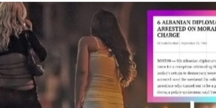 Skandali i panjohur në SHBA: 6 diplomatët shqiptarë i kërkuan seks për 10 dollarë polices së maskuar si prostitutë